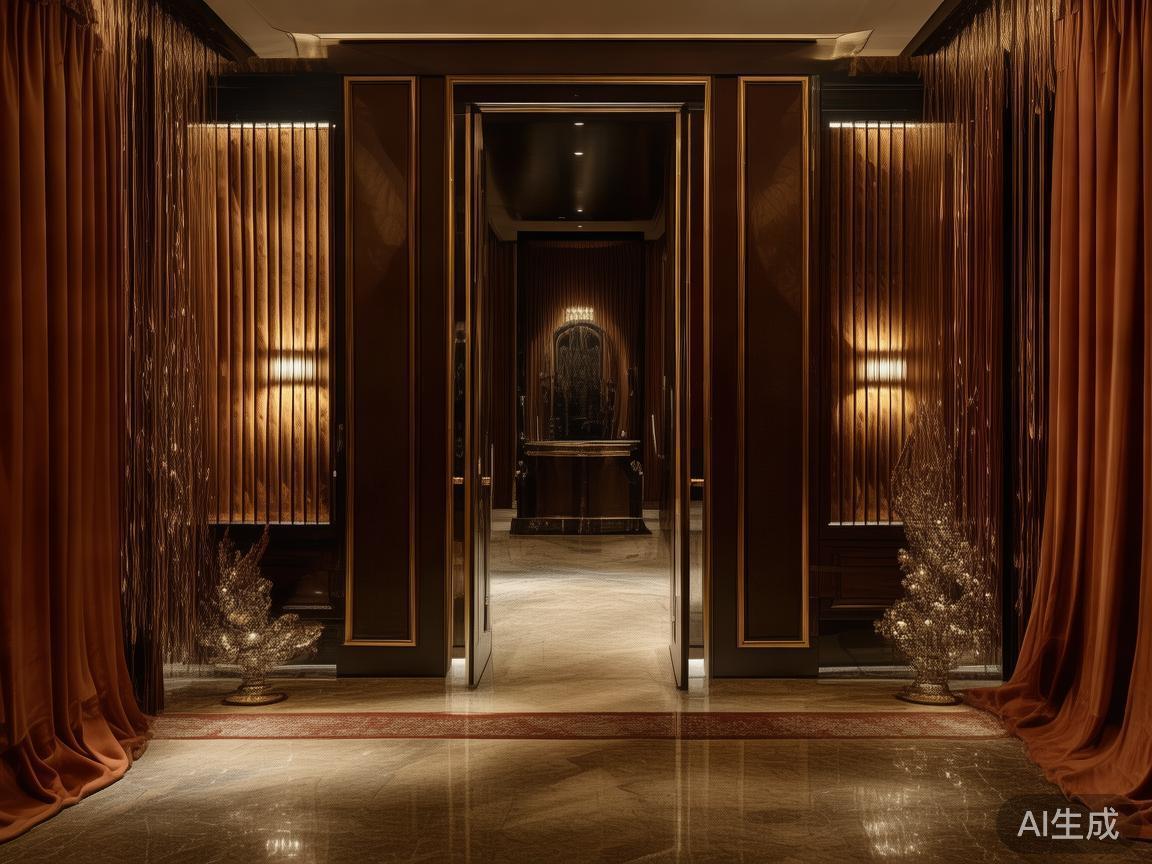 首先，尊贵的入场体验成为贵宾们的第一印象。专属通道